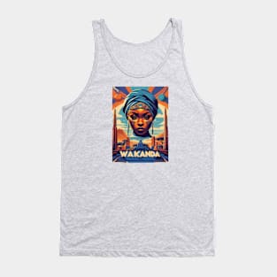 Retro Design Wakanda Tank Top